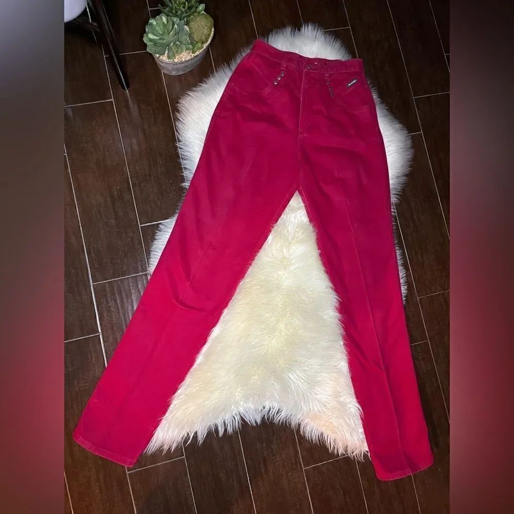 Rockies red high rised western bear back denim sz 11/30